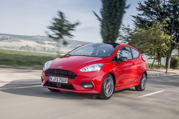 Red Ford Fiesta 